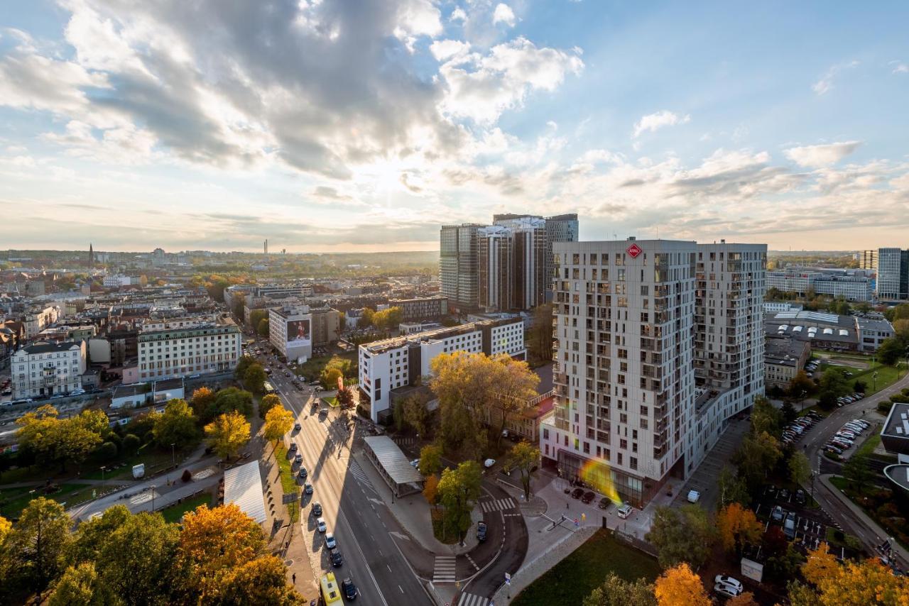 Kairos Apartments - Central - Parking, Scisle Centrum, 20 Pietro, Klimatyzacja Κατοβίτσε Εξωτερικό φωτογραφία